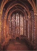 unknow artist Interior from Sainte-Chapelle Germany oil painting artist